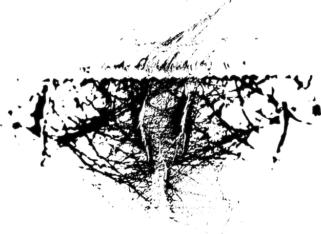 Rustic grunge vector textuur met korrels en vlekken Abstract ruis achtergrond Verweerd oppervlak