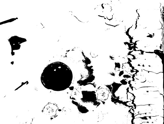 Rustieke grunge vector textuur met graan en vlekken Abstract lawaai achtergrond Verweerd oppervlak Vuil en beschadigd Gedetailleerde ruwe achtergrond Vector grafische illustratie met transparant wit Eps10