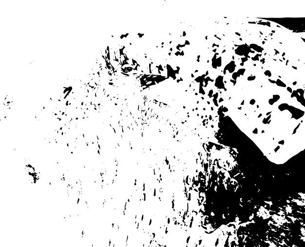Rustieke grunge vector textuur met graan en vlekken Abstract lawaai achtergrond Verweerd oppervlak Vuil en beschadigd Gedetailleerde ruwe achtergrond Vector grafische illustratie met transparant wit Eps10
