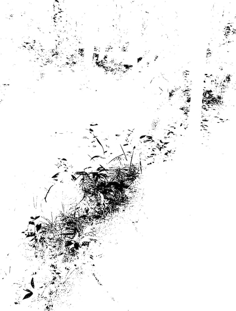 Rustieke grunge vector textuur met graan en vlekken Abstract lawaai achtergrond Verweerd oppervlak Vuil en beschadigd Gedetailleerde ruwe achtergrond Vector grafische illustratie met transparant wit Eps10