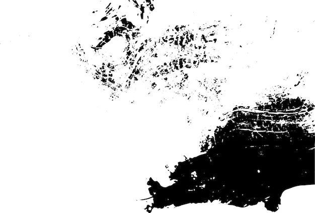 Rustieke grunge vector textuur met graan en vlekken Abstract lawaai achtergrond Verweerd oppervlak Vuil en beschadigd Gedetailleerde ruwe achtergrond Vector grafische illustratie met transparant wit Eps10