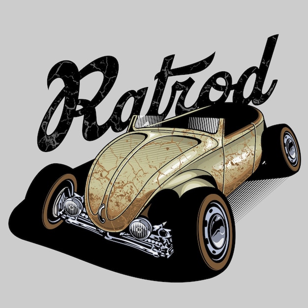 Rustieke ratrod klassieke auto