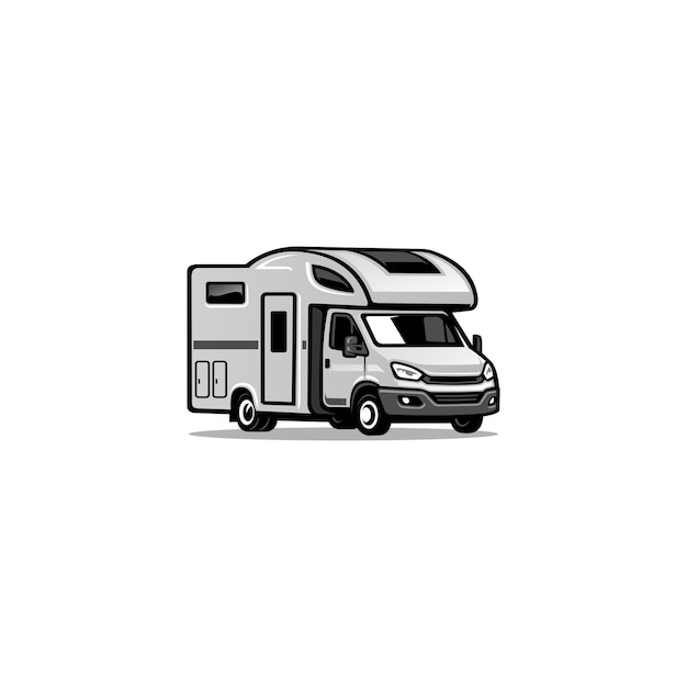 RV camper van illustratie vector