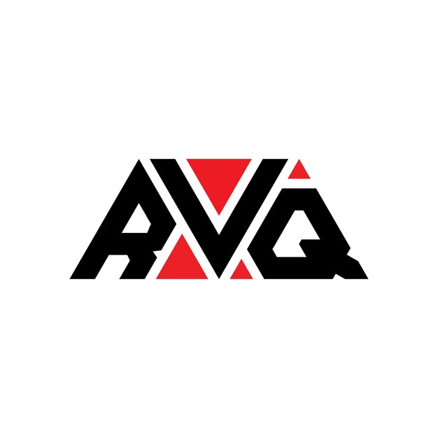 rvq triangle letter logo design with triangle shape rvq triangle logo design monogram rvq triangle vector logo template with red color rvq triangular logo simple elegant and luxurious logo rvq