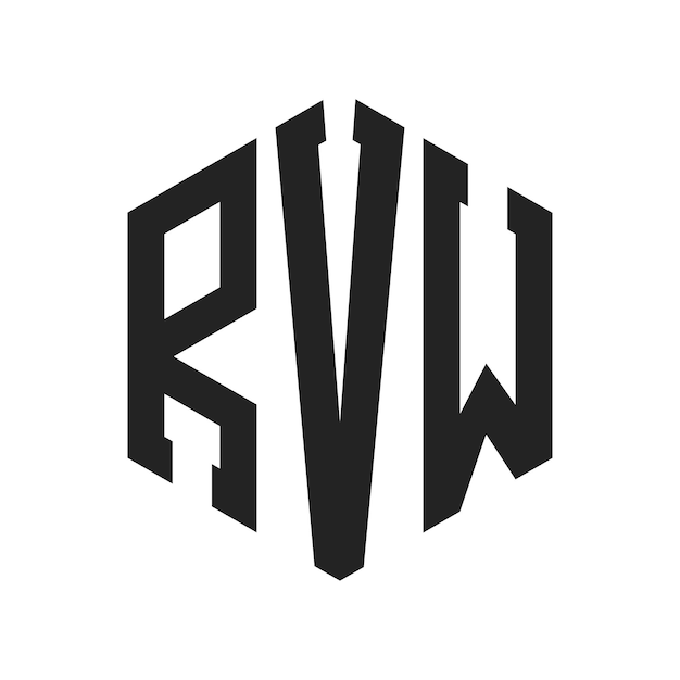 ロゴのデザインはRVW (RVW) のモノグラム (Monogram) 6角形の形を用いたロゴです