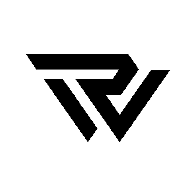 Vector rw logo icon illustration