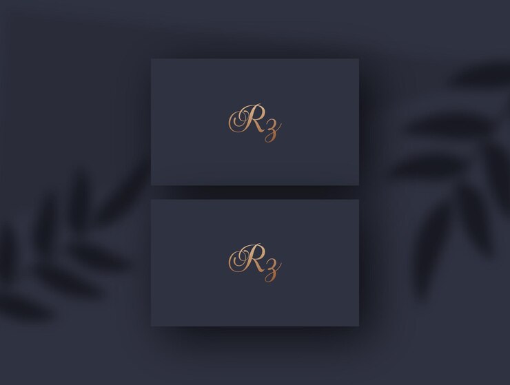 Vector rz logo design vector image