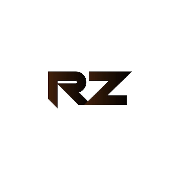 Vector rz minimalist logo