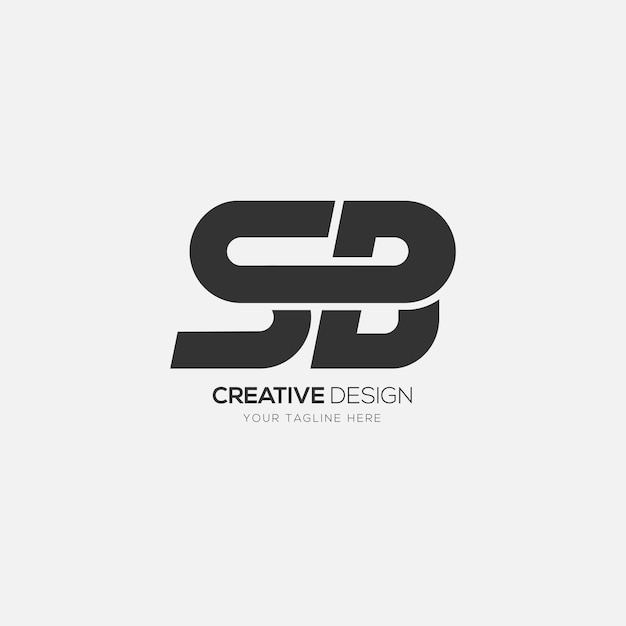 S B G Abstract Creative Letter Monogram Logo