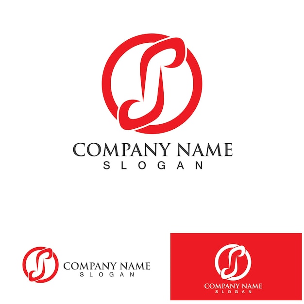 S Business corporate letter logo design vector