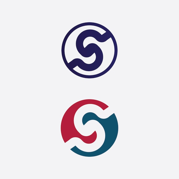 Вектор s шрифт и буква логотип бизнес корпоративный s письмо дизайн логотипа вектор