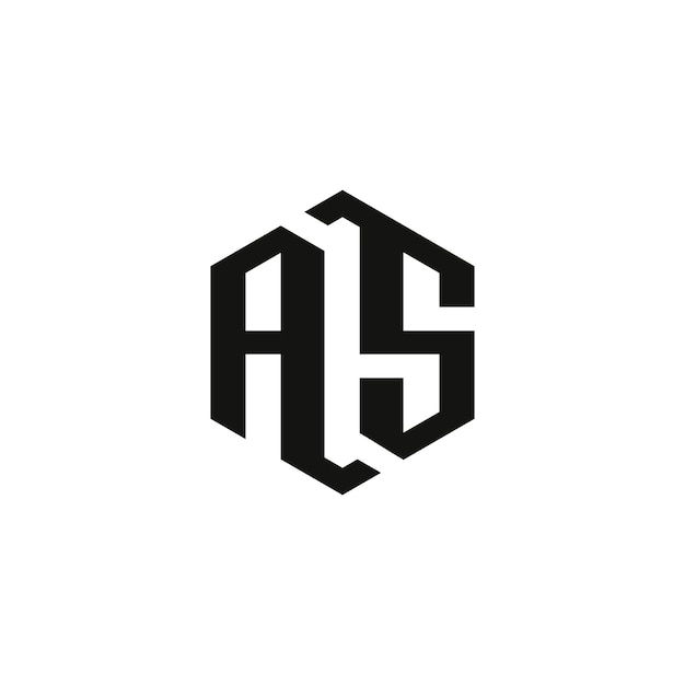 A and s initial logo
