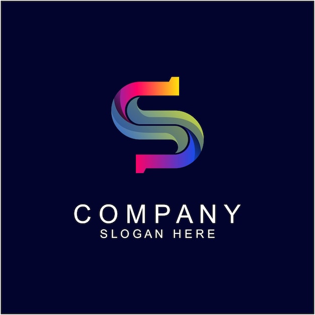 Vector s letter company logo design