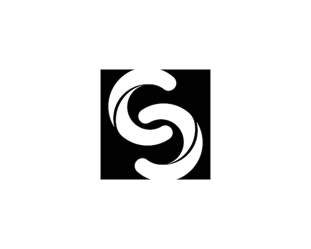 S letter infinity icon logo