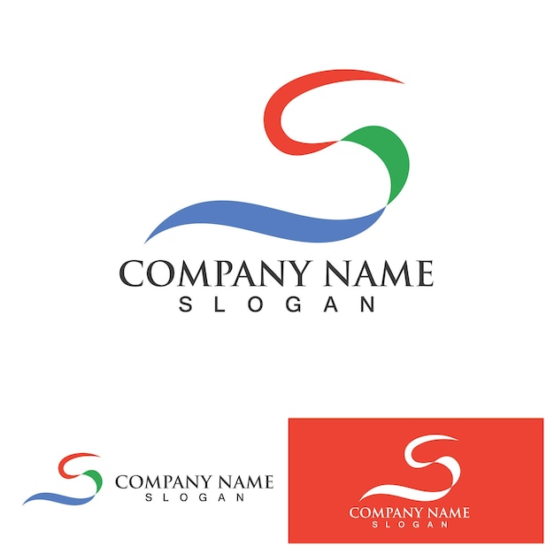 S letter logo Business corporate