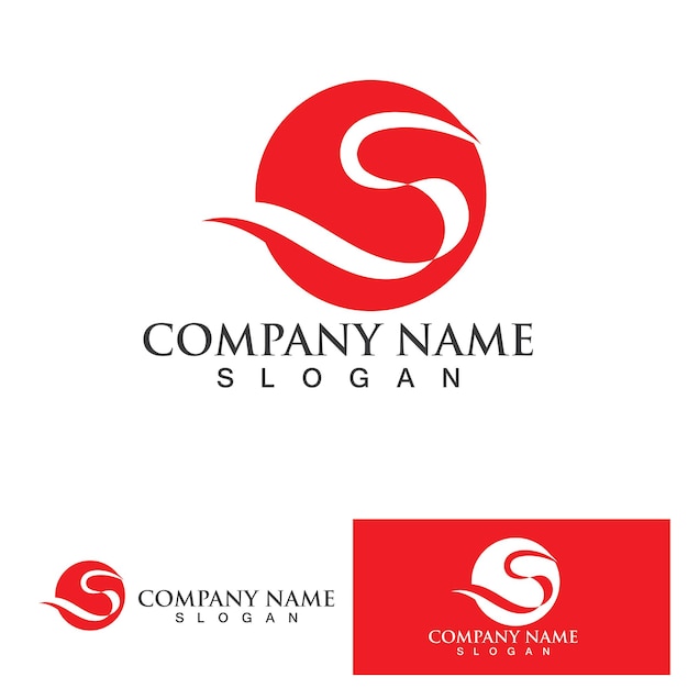 S letter logo Business corporate