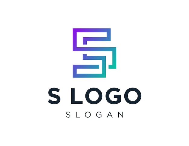 S 文字ロゴ デザイン