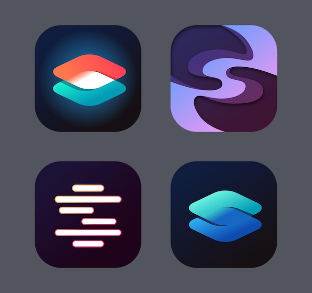 S letter logo. Icon for your application