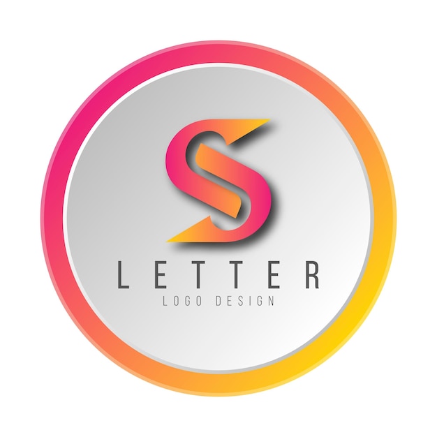 Vector s letter logo-ontwerp