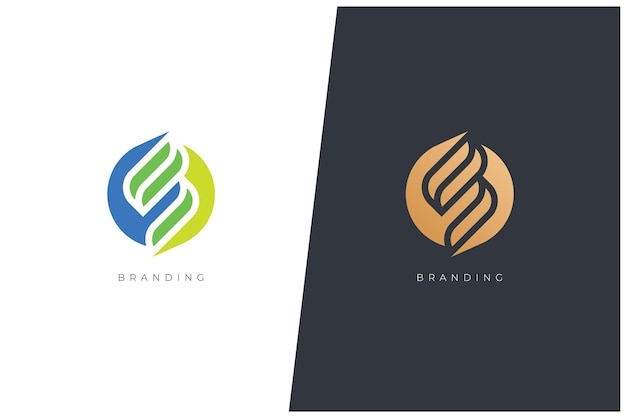 S Letter Vector Logo Design Concept Monogram Icon Trademark Creative Emblem Design