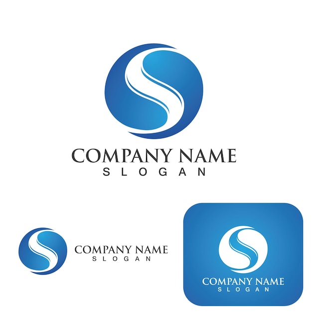 S logo business corporate