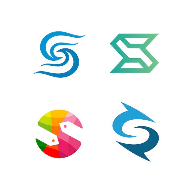 Vector s logo collection