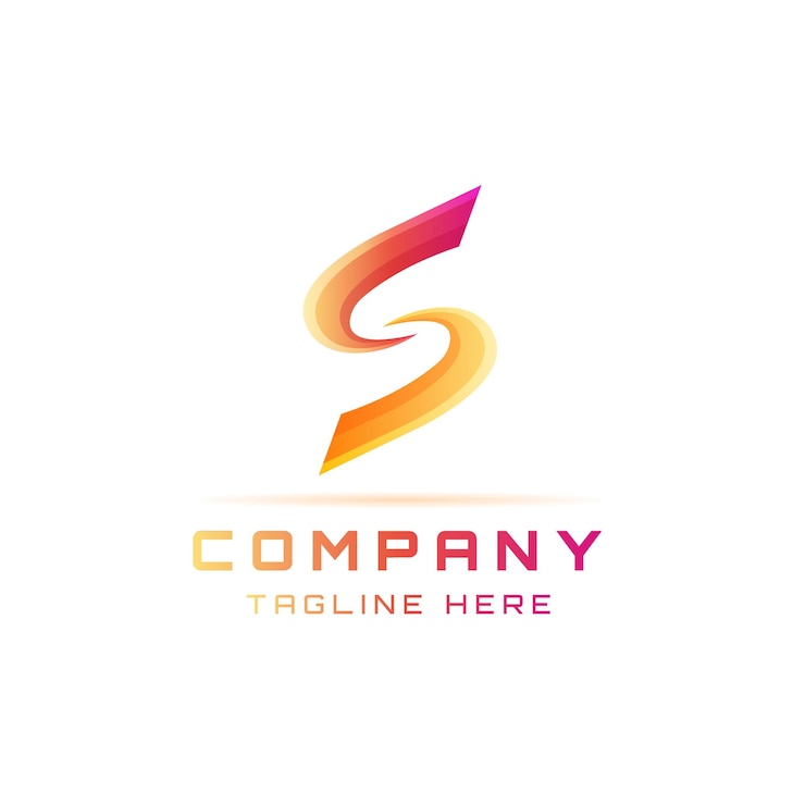 Vector s logo, colorful s logo, s letter logo