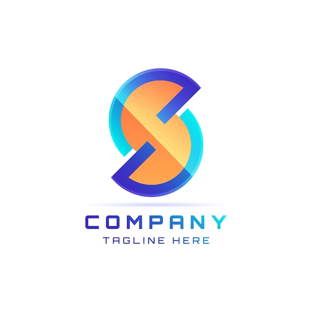 S logo, colorful s logo, s letter logo