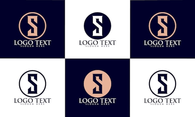 Дизайн логотипа S, дизайн логотипа бизнес-корпорации s