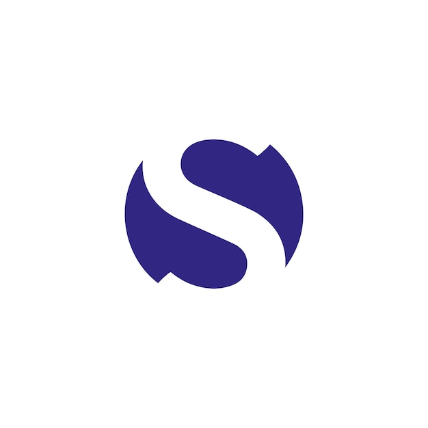 s logo design easy catchy s symbol