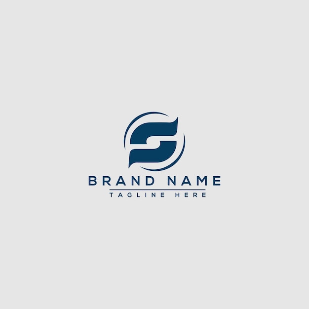 S logo design template vector graphic branding element