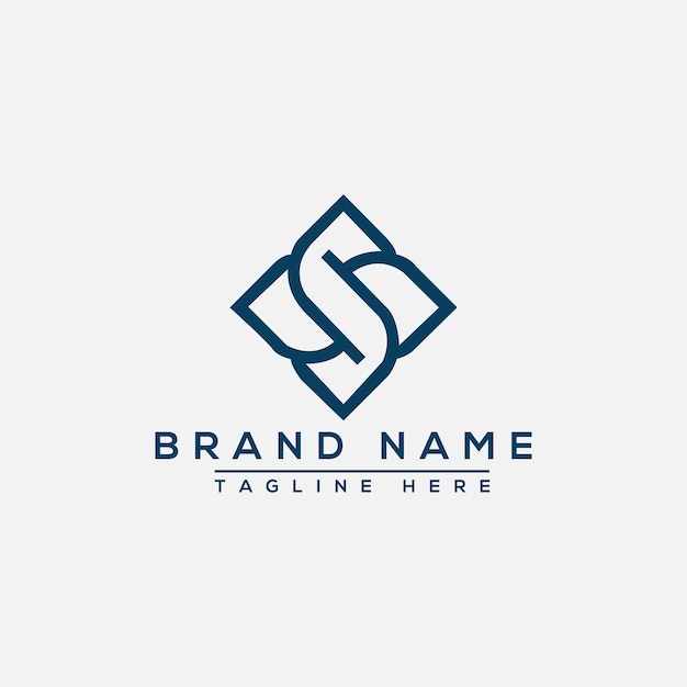 S logo design template vector graphic branding element