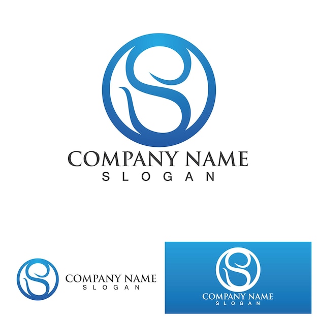 S logo design vector Business