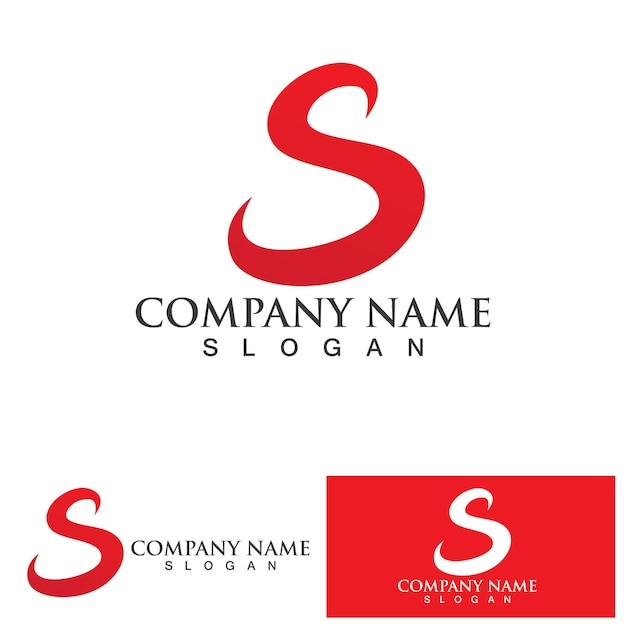 S logo design vectorBusiness corporate letter