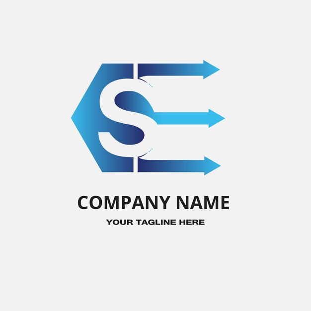 Vector s logo design