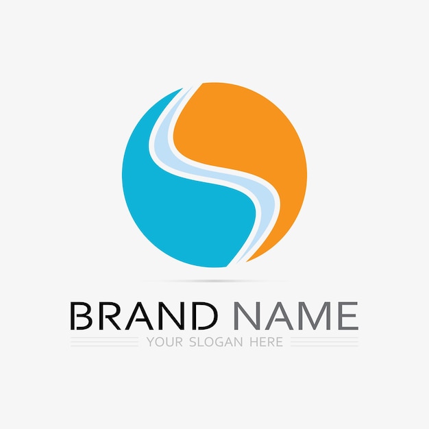 S logo font and s letter logo design vector grahic
