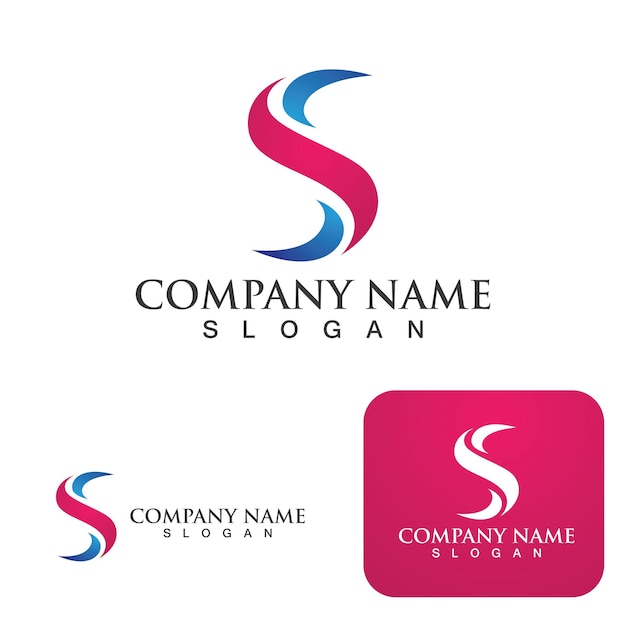 S logo letter Business corporate