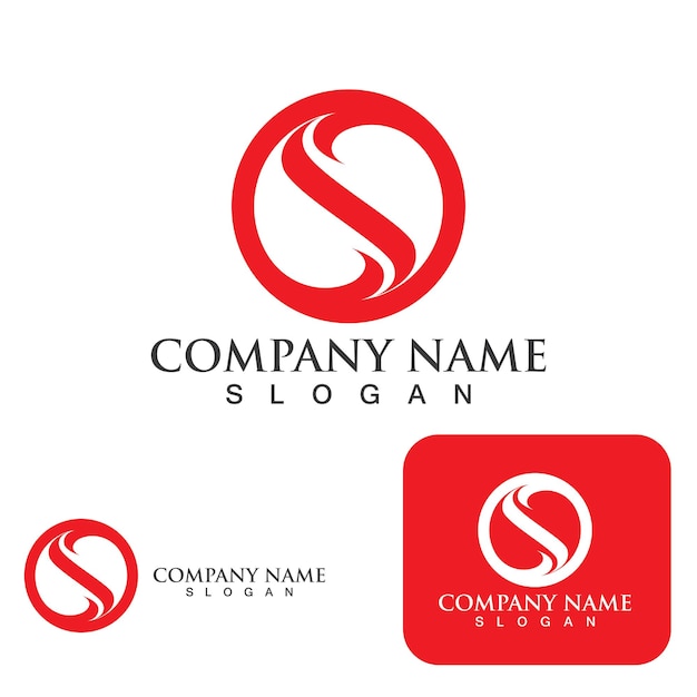 S logo letter Business corporate