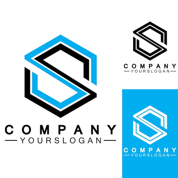 S logo letter s logo icon design template