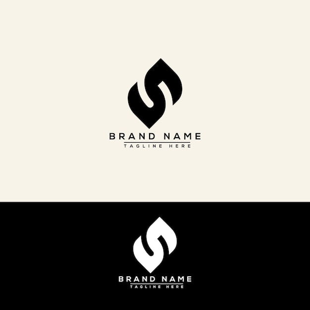 Vector s logo ontwerp sjabloon vector grafisch branding element