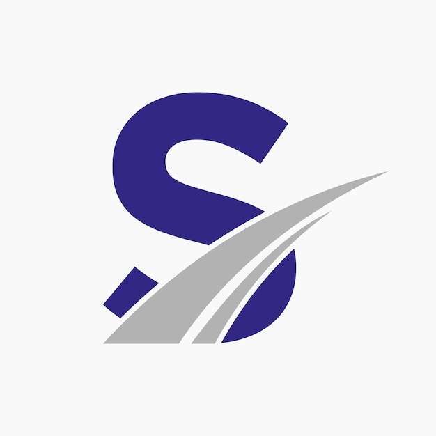 S-logo S brief Logo ontwerpsjabloon