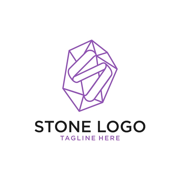 Vector s stone logo