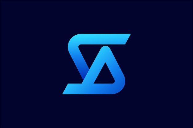 Sa letter vector template logo design