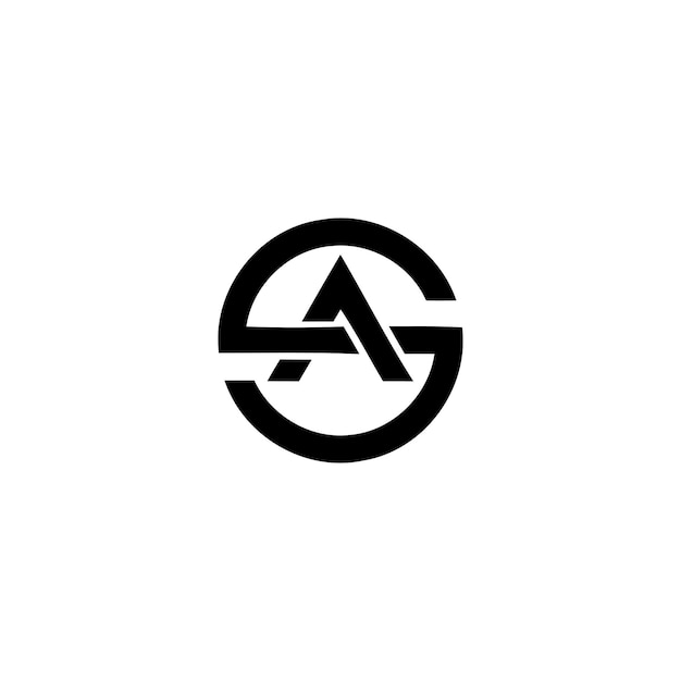 Вектор Дизайн логотипа sa