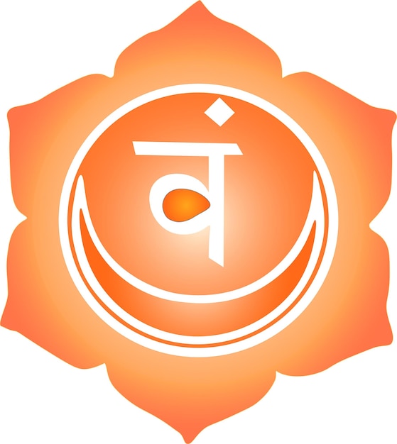 Vector sacral chakra