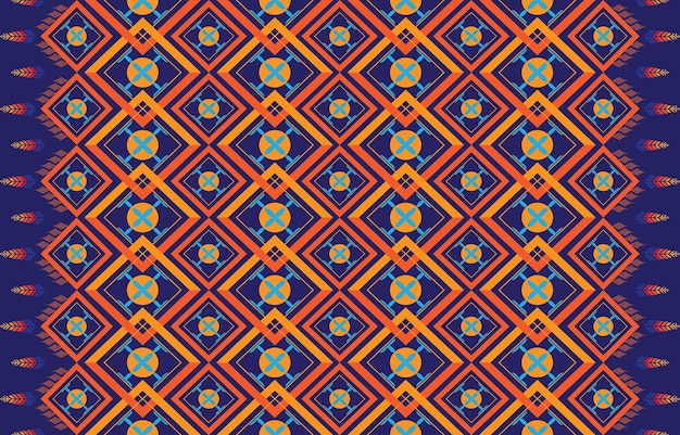 Sacral tribal ethnic motifs geometric vector background. Beautiful gypsy geometric shapes sprites