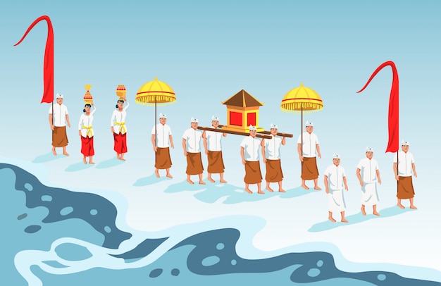 sacred parade of bali hindu
