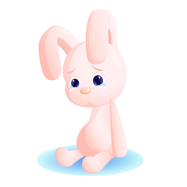 sad bunny crying cute rabbit