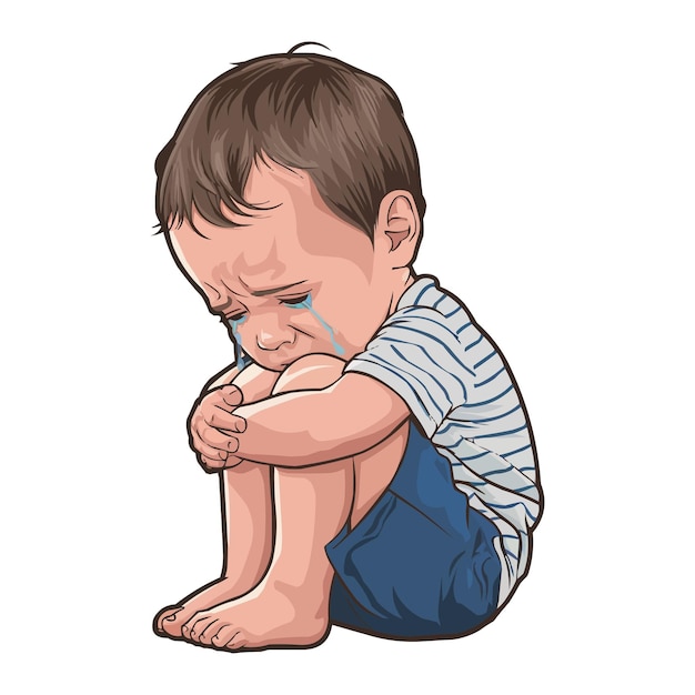 Sad Crying Toddler