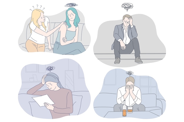 sadness illustration